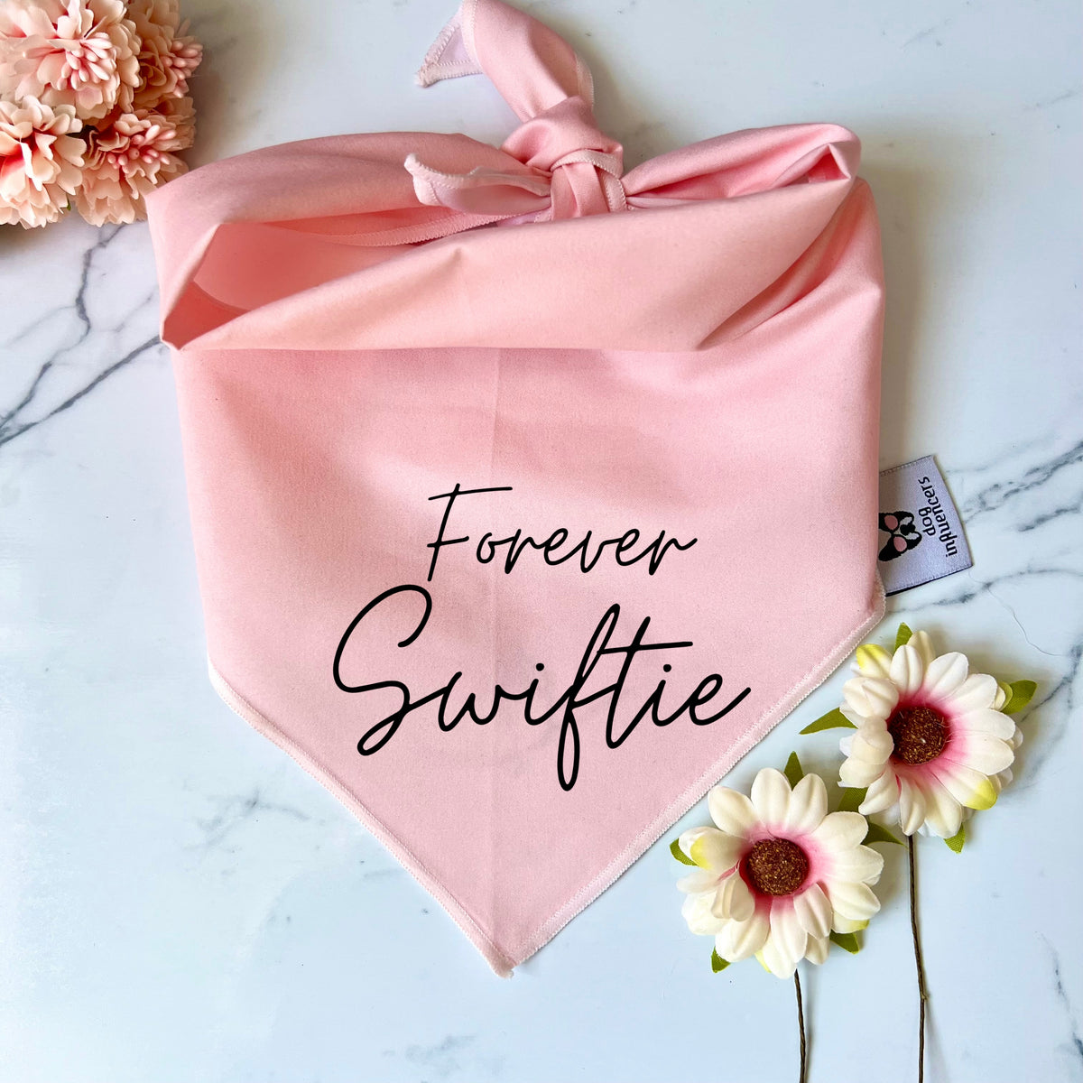 Taylor Swift Dog Bandana - "Forever Swiftie" - Cute Pet Bandana for a Taylor Swift Fan