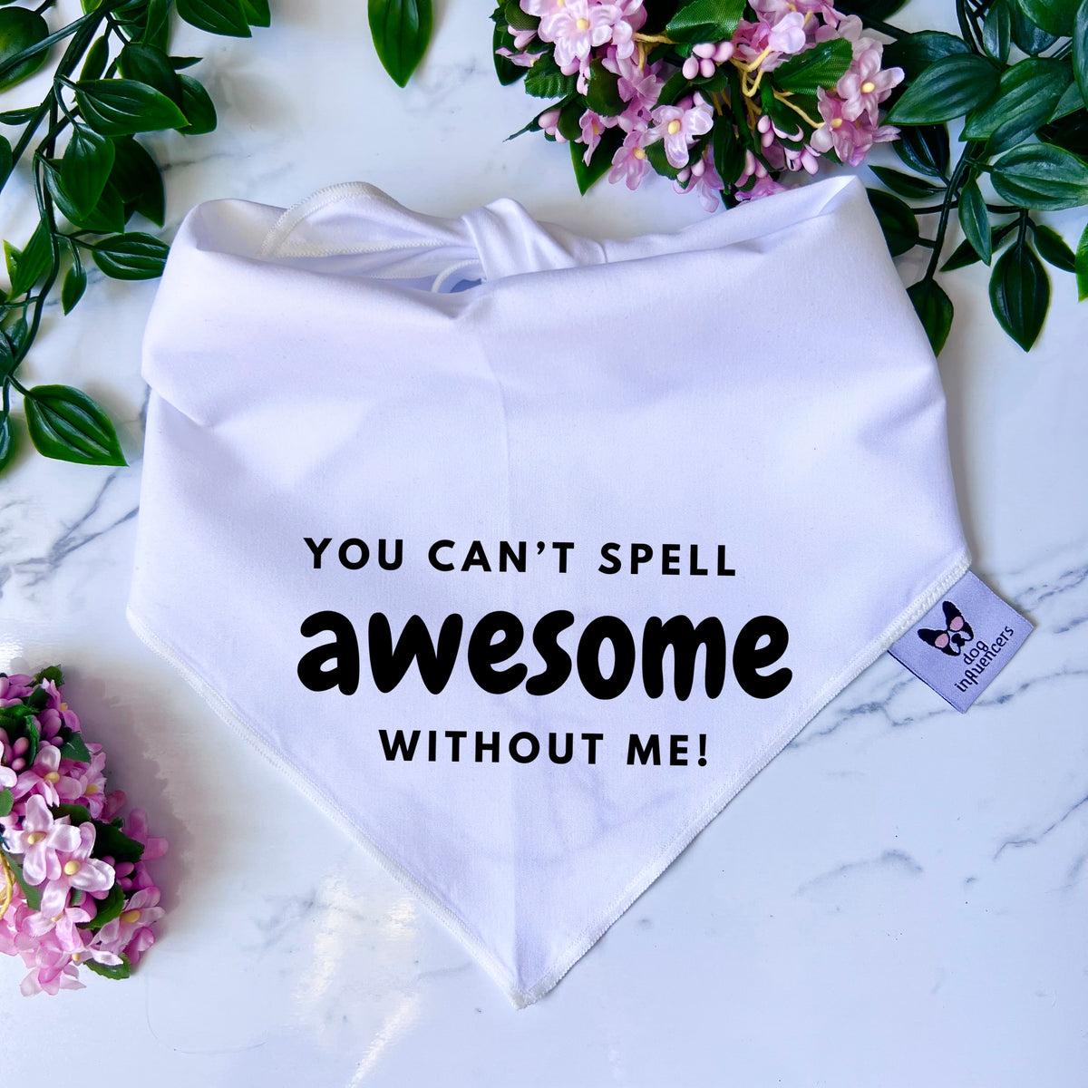 Taylor Swift Dog Bandana - "You can't spell AWESOME without me" - Inspired by the song "Me!" - Gift for a Fan Dog Mum