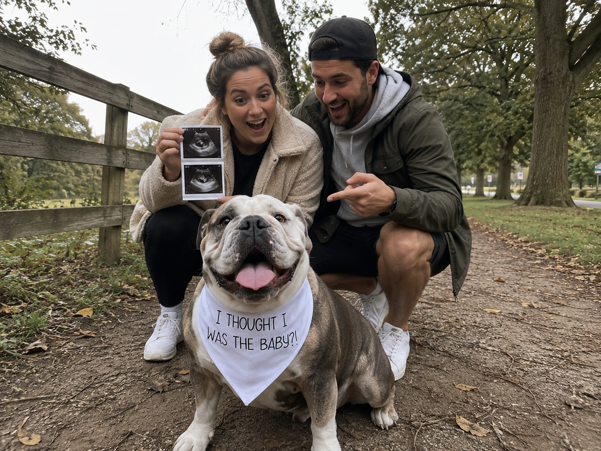 I thought I was the baby Bandana – Family Baby Reveal