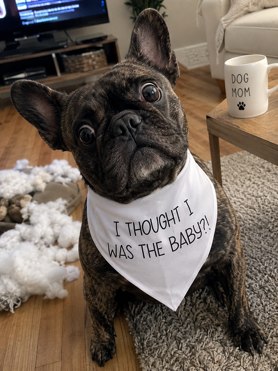 I thought I was the baby Bandana – Family Baby Reveal