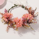  Boho Peach Flowers