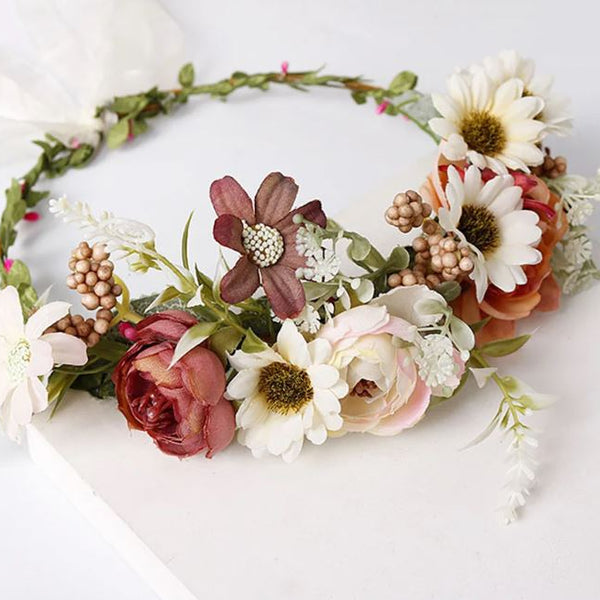 Wedding Dog Flower Collar, Photoshoot, 45-50cm, for Medium and Large Dogs