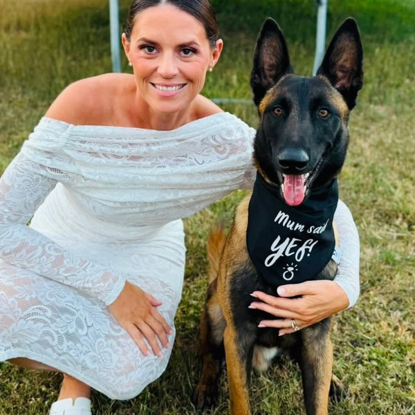 Dog Bandana - Engagement announcement - Mum Said Yes