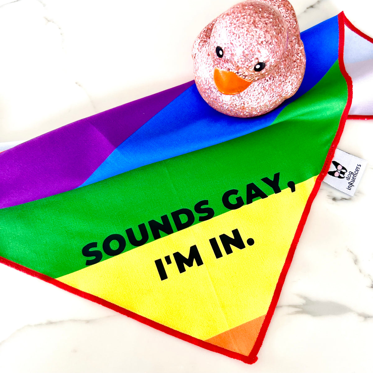 LGBTQ Pride Dog Bandana - Sounds Gay, I'm in