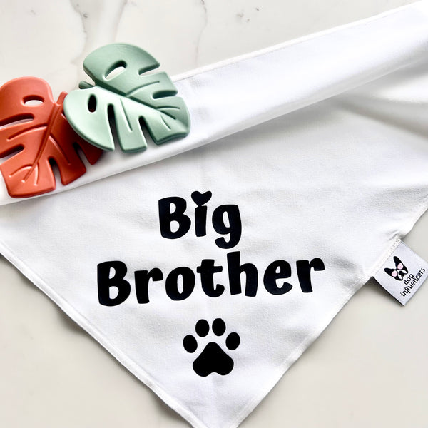 Dog Bandana - "Big Brother" - Pregnancy Announcement - Baby Shower gift