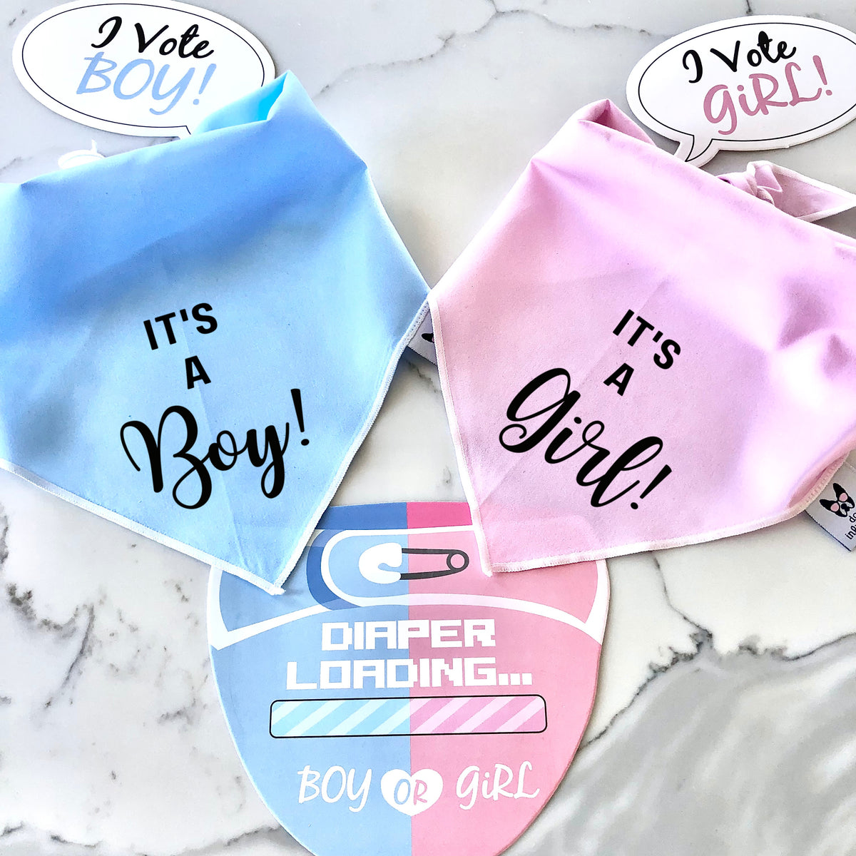 Gender Reveal Dog Bandana - It's a Boy