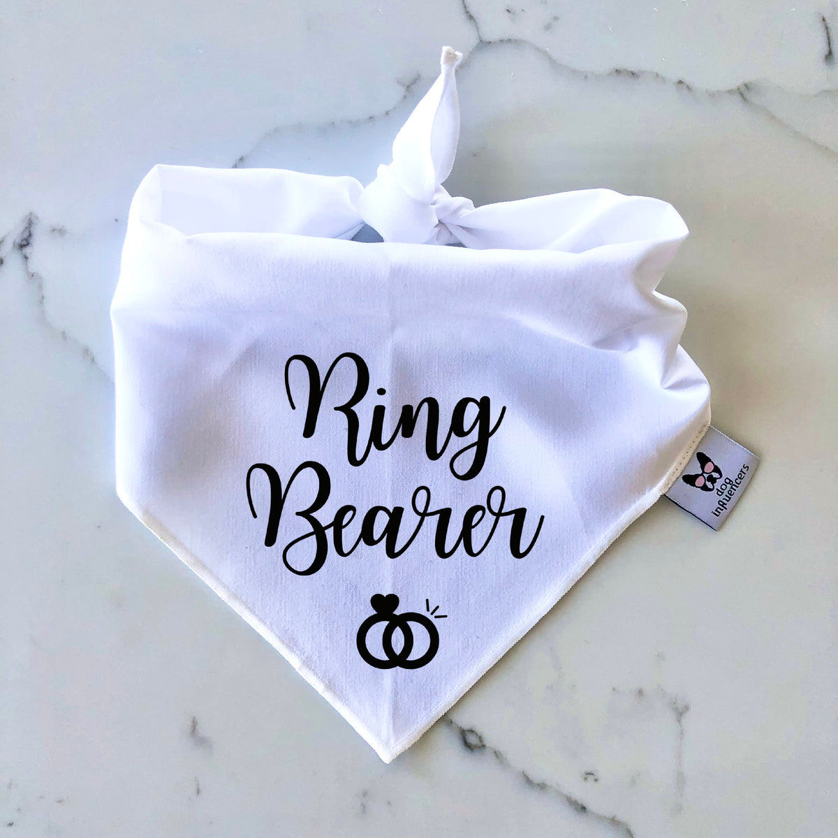 Wedding Dog Bandana, Ring Bearer, Dog Ring Bearer Outfit