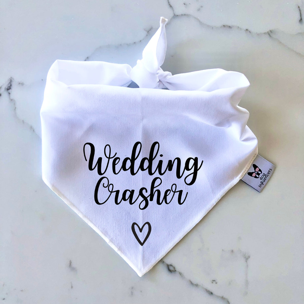 Wedding Dog Bandana, Wedding Crasher, Dog Ring Bearer Outfit