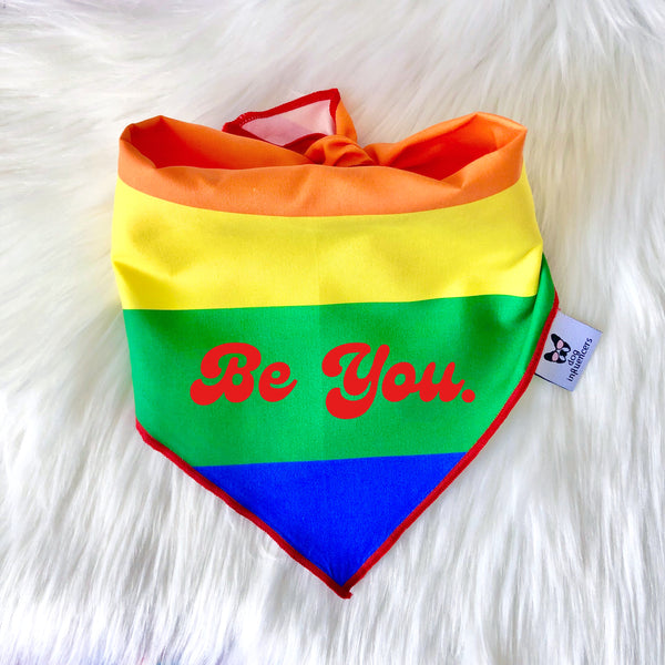 LGBTQ Pride Dog Bandana - Be You