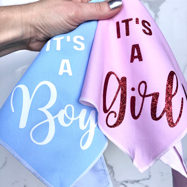 Gender Reveal Dog Bandana - It's a Girl