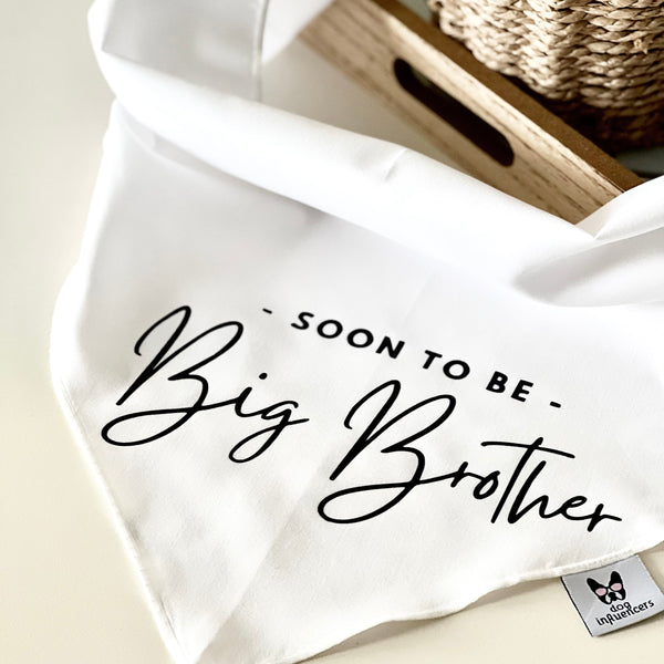 Dog Bandana - " Soon to be - Big Brother" - Pregnancy Announcement - Baby Reveal