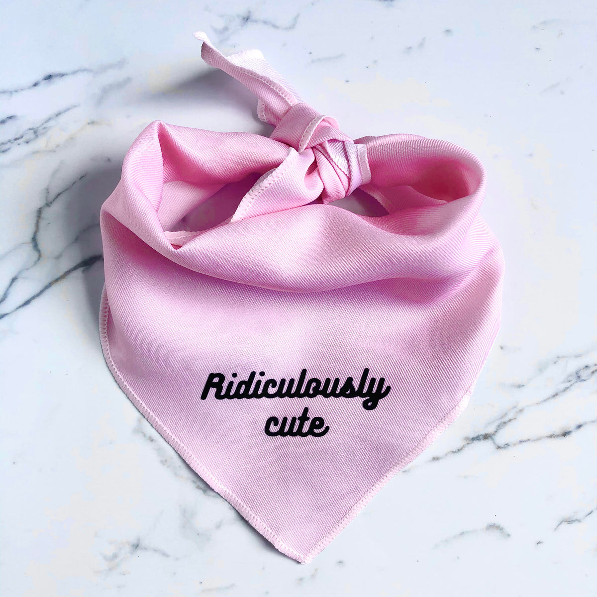 "Ridiculously cute" Pink Dog Bandana - Dog Influencers