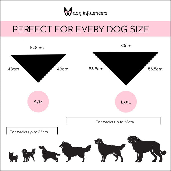 Promoted to Big Sister Dog Bandana – Black & Pink Glitter