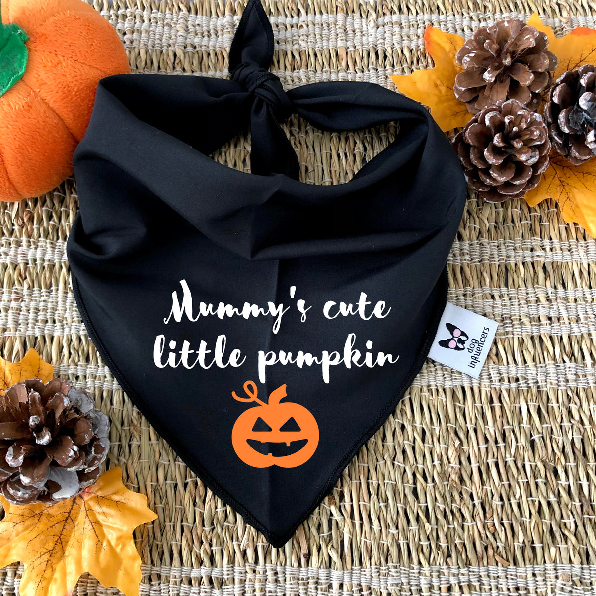 Halloween Dog Bandana - Mummy's Cute Little Pumpkin