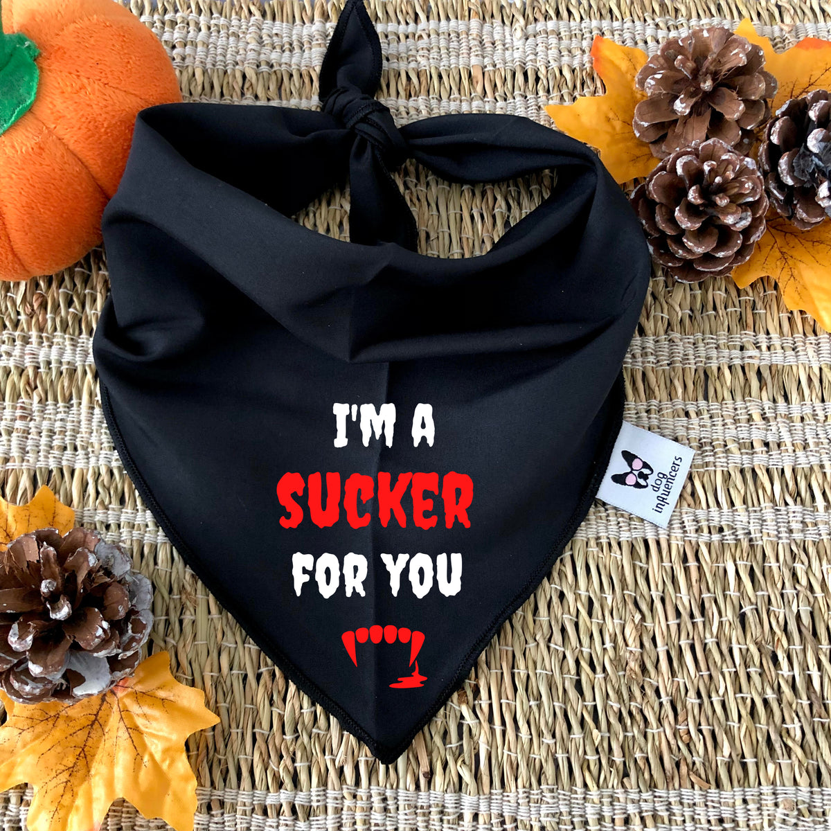 Halloween Dog Bandana - I'm a Sucker for You