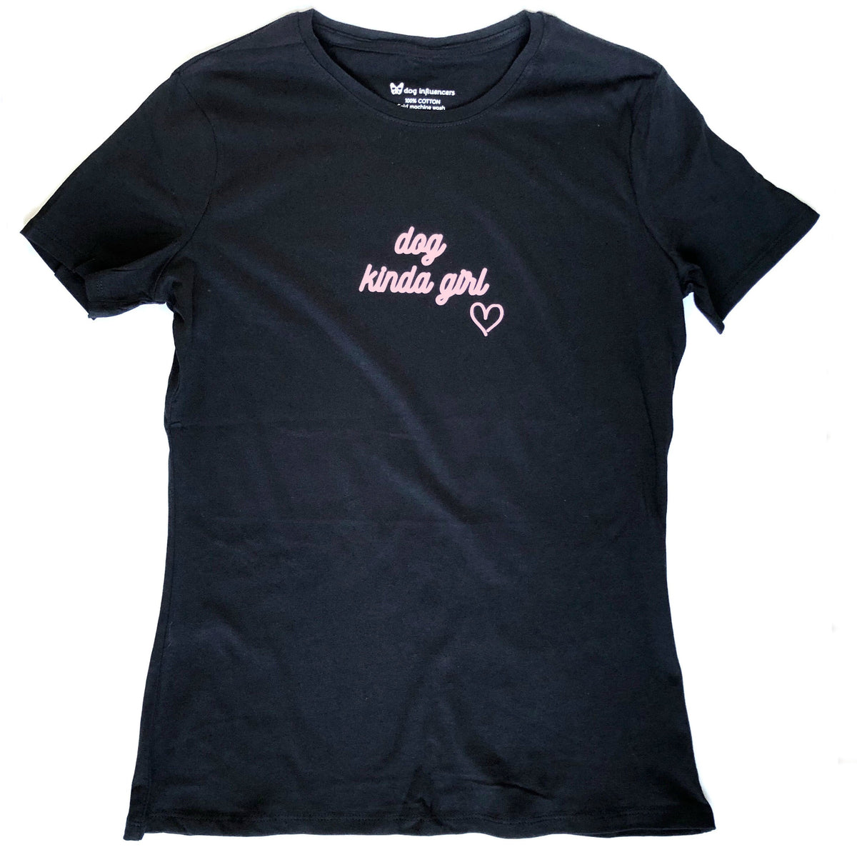 "Dog Kinda Girl" Black T-Shirt - Dog Influencers